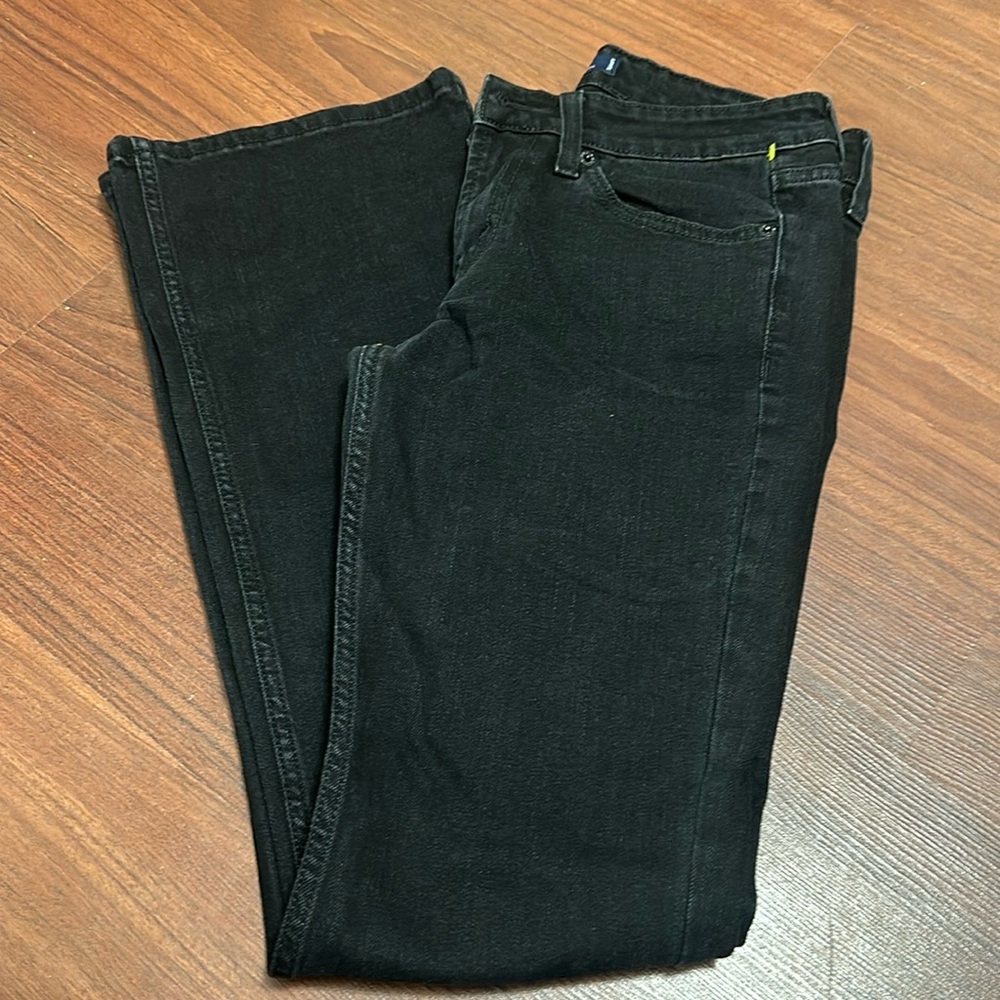 Black flare jeans